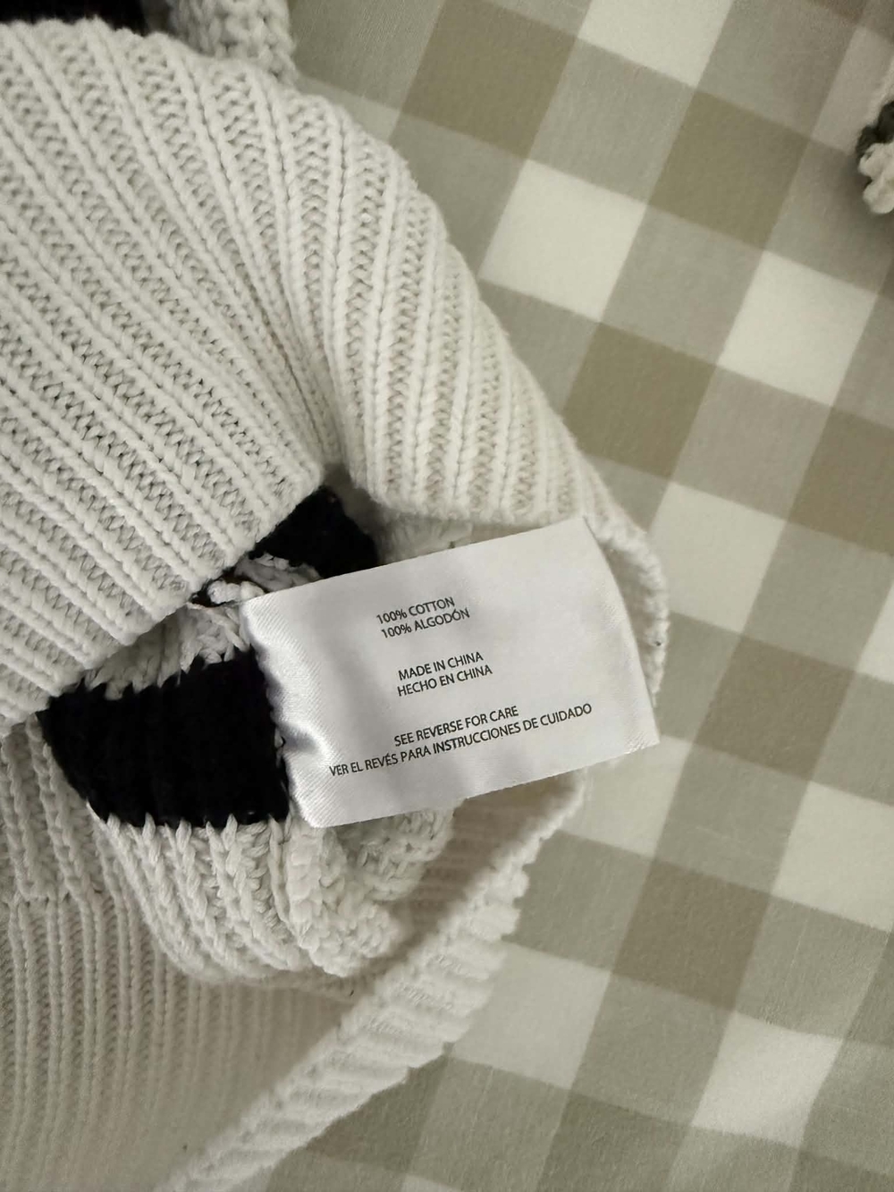 GAP Black and White Striped Crewneck Sweater - Picture 3 of 3